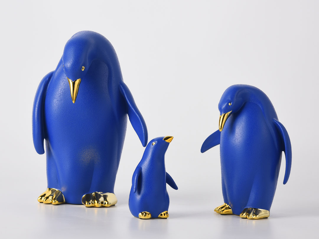 Patung Dekorasi Resin Penguin